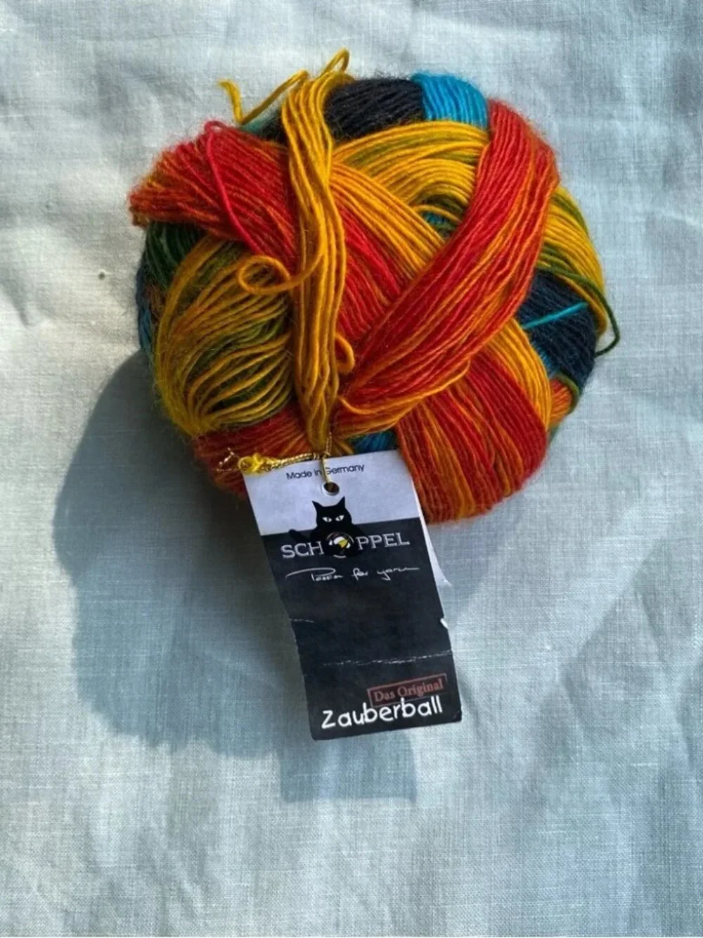 Schoppel Zauberball 100g yarn ball color 1564 Frische fische Fresh Fish stripes